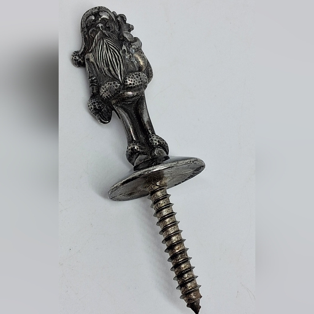 * Vintage Reed Barton Pewter Santa Claus Bottle Stopper Christmas